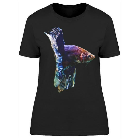 Multicolored Siam Betta Fish  T-Shirt Women -Image by Shutterstock, Female Small