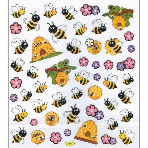 Sticker King Stickers-Spring Bees & Hives