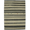 thumbnail image 1 of Multicolored Stripes 5X7 Indo-Gabbeh Oriental Rug, 1 of 11