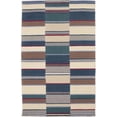 thumbnail image 1 of Multicolored Stripes 5X8 Hand-Tufted Modern Rug, 1 of 11