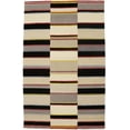 thumbnail image 1 of Multicolored Stripes 5X8 Hand-Tufted Modern Rug, 1 of 11