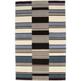 thumbnail image 1 of Multicolored Stripes 5X8 Hand-Tufted Modern Rug, 1 of 11