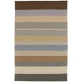 thumbnail image 1 of Multicolored Stripes 5X8 Hand-Tufted Modern Rug, 1 of 11