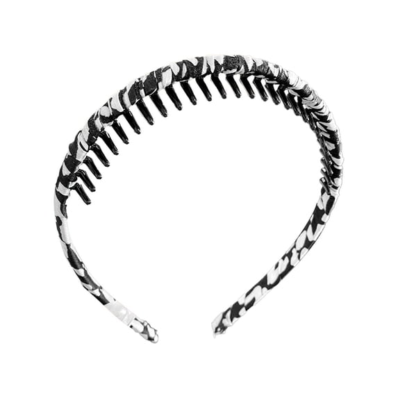 Multicolors Teeth Headbands for Women - Non Tooth Comb Hair - Soft Hair Accessories for All Occasions