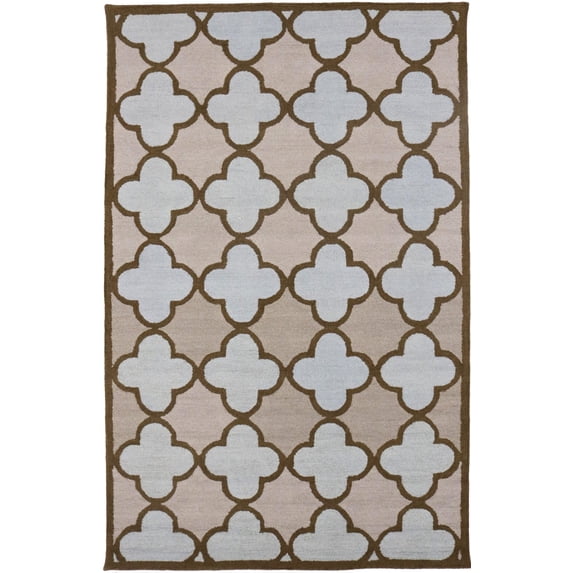 Multicolored Trellis 5X8 Hand-Tufted Modern Rug