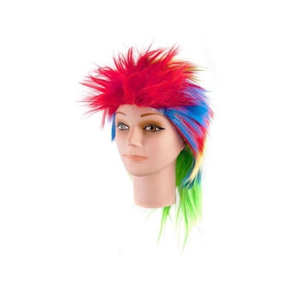 Multicolored Wig With Tinsel