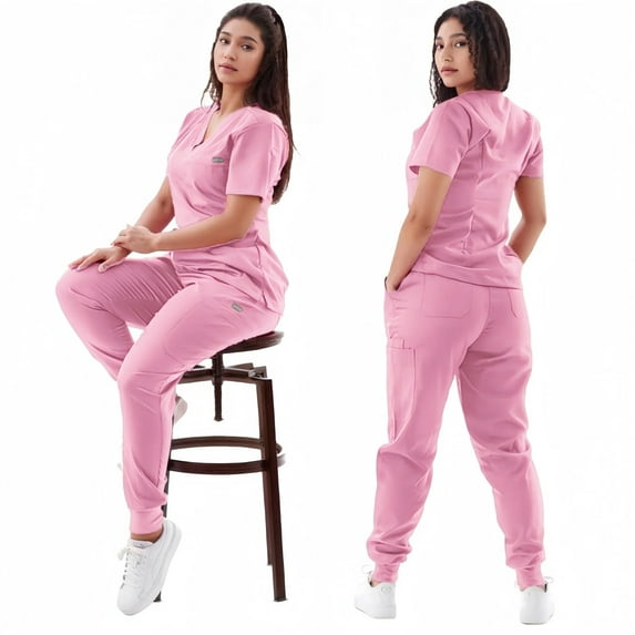 Multicolour Suit Nurse Scrubs Set Medical Clinical Clothes Doctor Nursing Uniforms