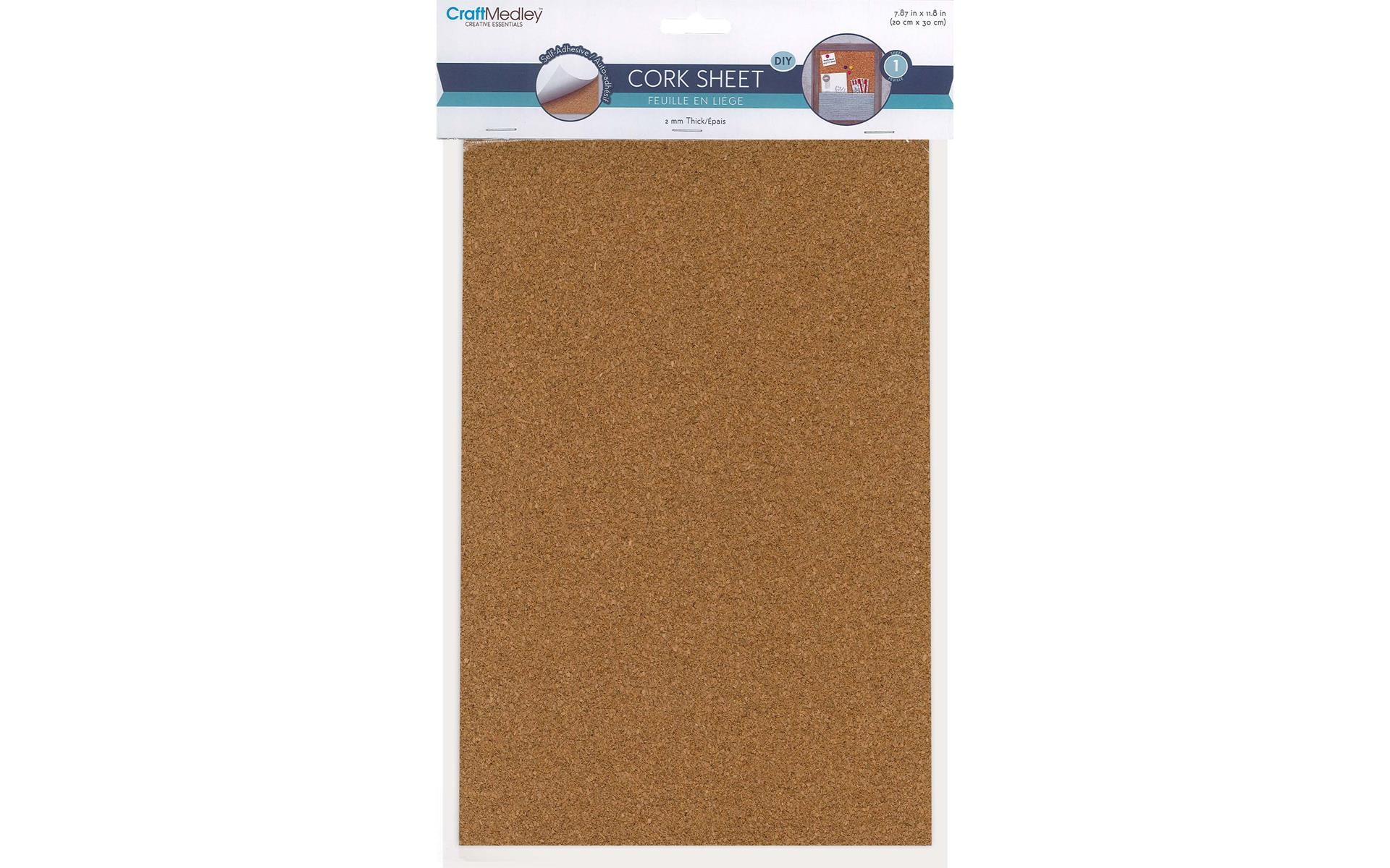Multicraft Cork Sheet Self-Stick 20x30cm