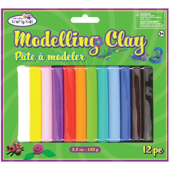 Multicraft Modeling Clay Astd 12pc 150g