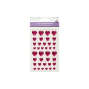 Multicraft Sticker 3D Gem Pink Hearts
