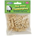 thumbnail image 1 of Krafty Kids Mini Wood Clothespins-Natural 1.1875" 40/Pkg, 1 of 2