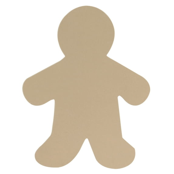 Hygloss Multicultural Colors People Shape Paper Cut-Outs, 16" Me Kid, Pack of 25