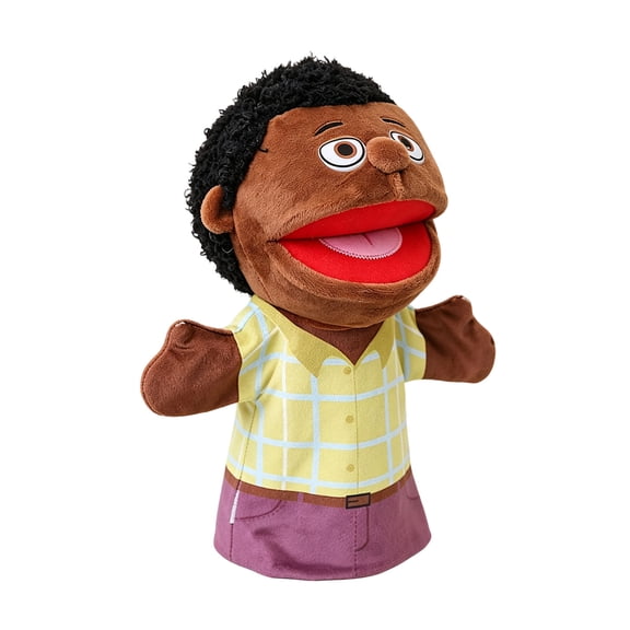 Multicultural Hand Puppets for Kids - 8 Pack with Movable Mouth, Bulk Soft Plush Puppets for Kids Ages 4-8, for School Home Theater Shows, Teachers Classroom Supplies