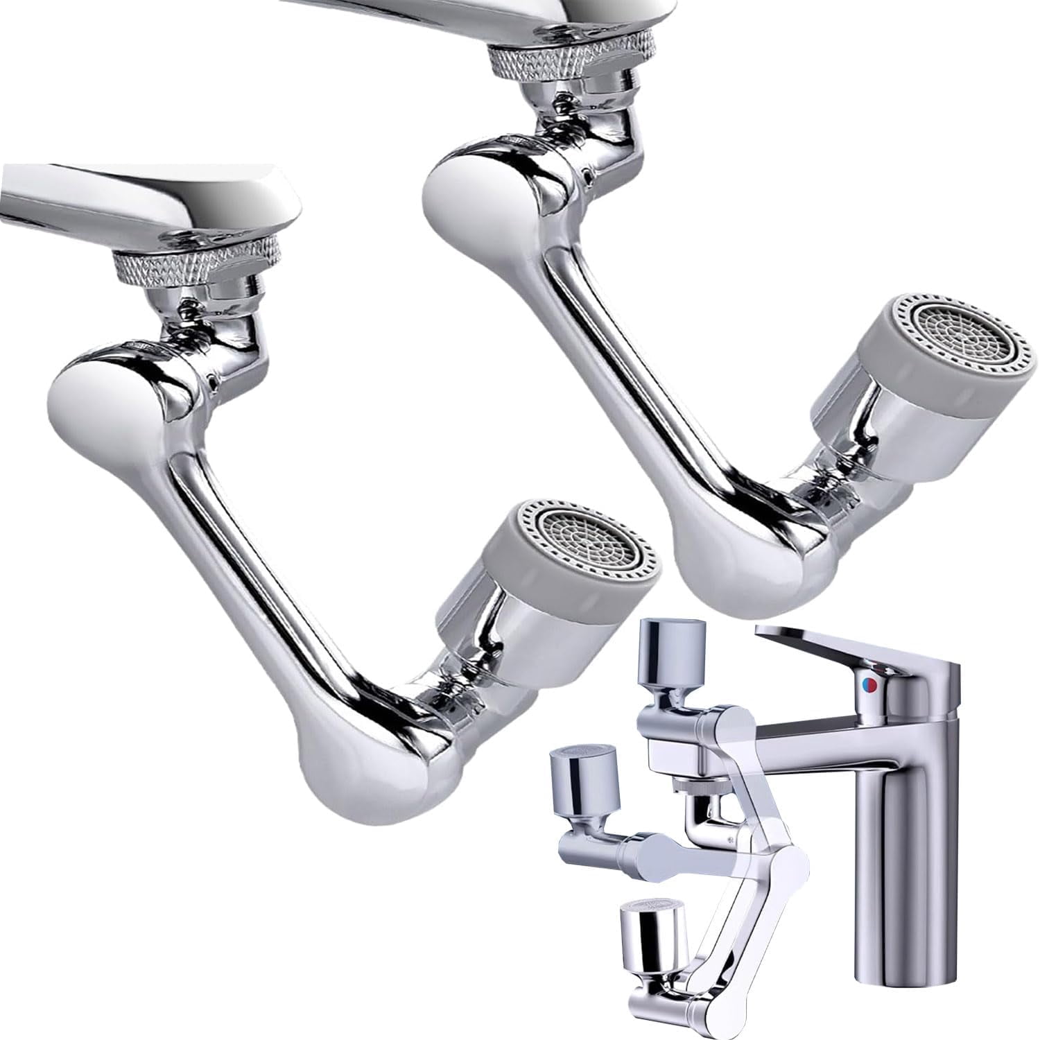 Rotating Multi Adapter Multidirectional Faucet Attachment, Timnamy Kouglh Multi Directional ...