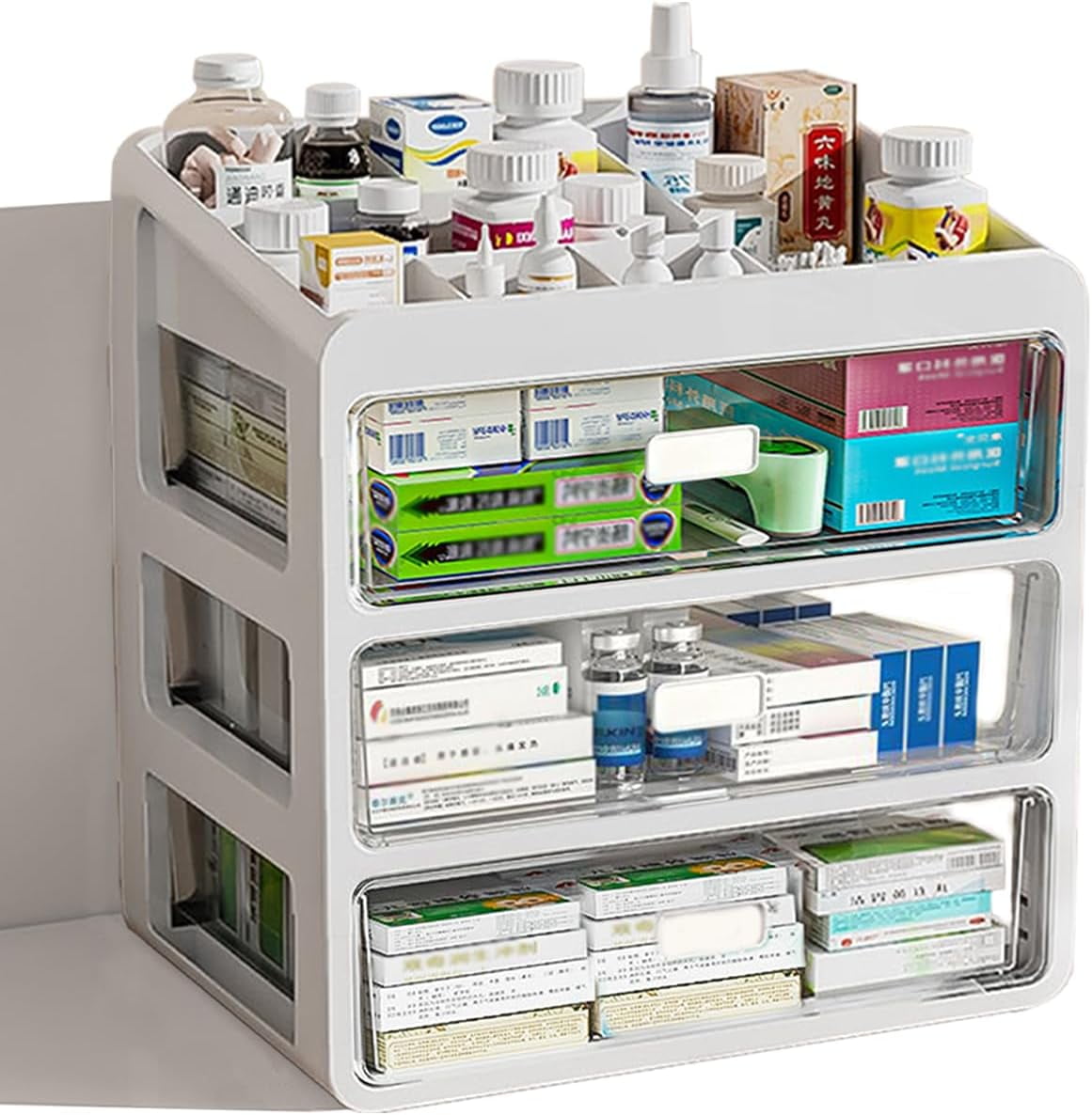 Multidrawer Plastic Storage Box,Neat and Orderly Storage Stationery ...