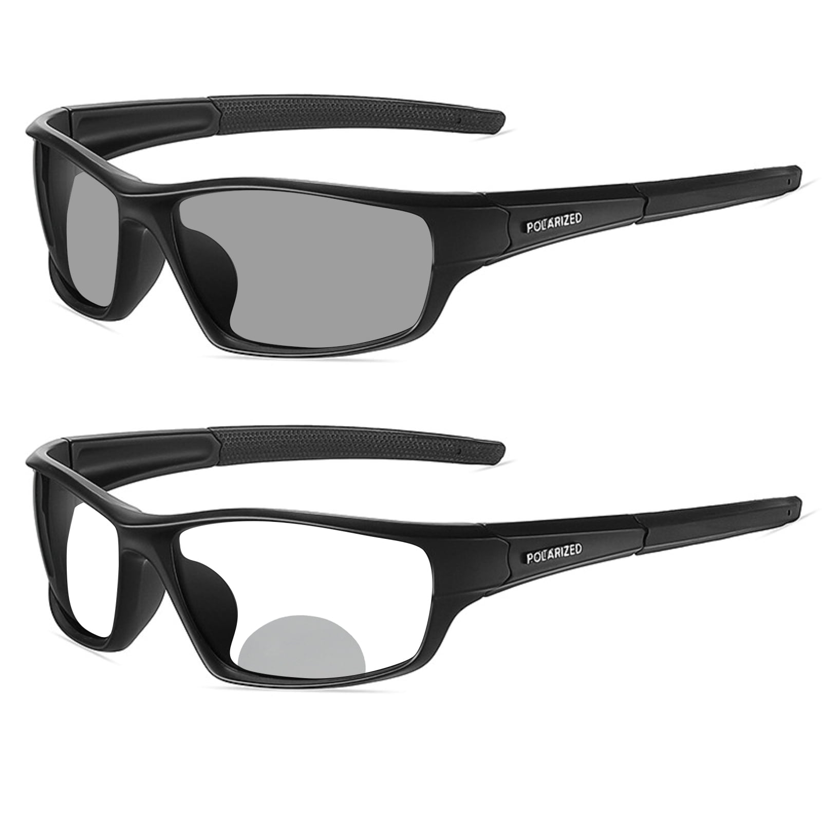 Multifocal Bifocal Reading Glasses Men's Adjustable Vision Sun