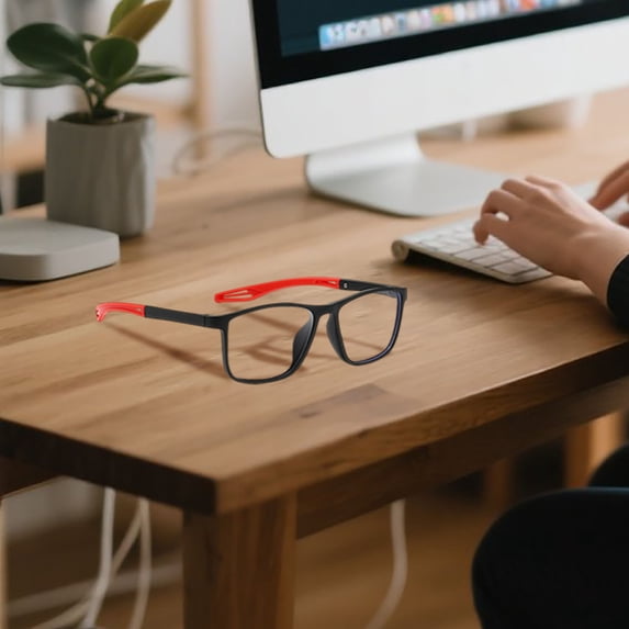 Multifocal Reading Glasses Blue Light Blocking Eyeglasses Lightweight Comfortable Presbyopia Glasses Anti-Fatigue Eyewear for Daily Work Reading