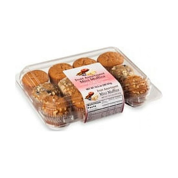 Multifoods Fruit Assorted Mini Muffin, 6.56 Pound - 1 each.