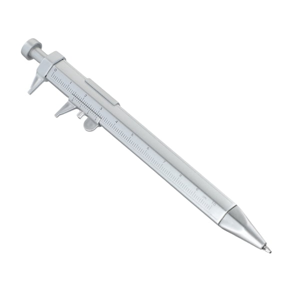 Multifunction 0.5Mm Gel Ink Pen Vernier Caliper Roller Ball Pen Stationery Black