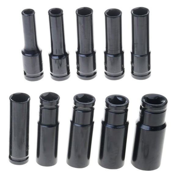 Multifunction 10/13 Piece 6 Point Impacts Socket Set for Easy Use in Auto Repairs and Household Assembly Projects