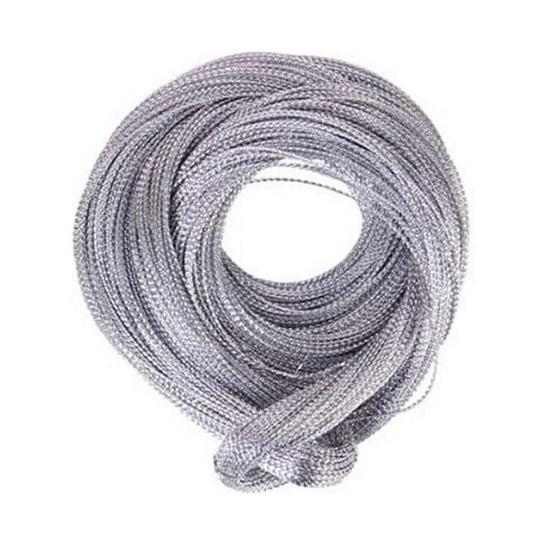 Multifunction 100 Yards Metal String Jewelry Cord (Silver), Adult Unisex, Size: One Size