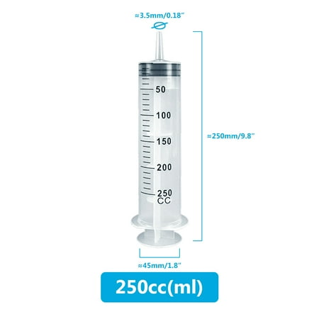 Multifunction 100ml-550ml Syringe Large Capacity With 100cm Hose Pump Measuring Washable Injector For Pet Feeding Oil Glue Fluid