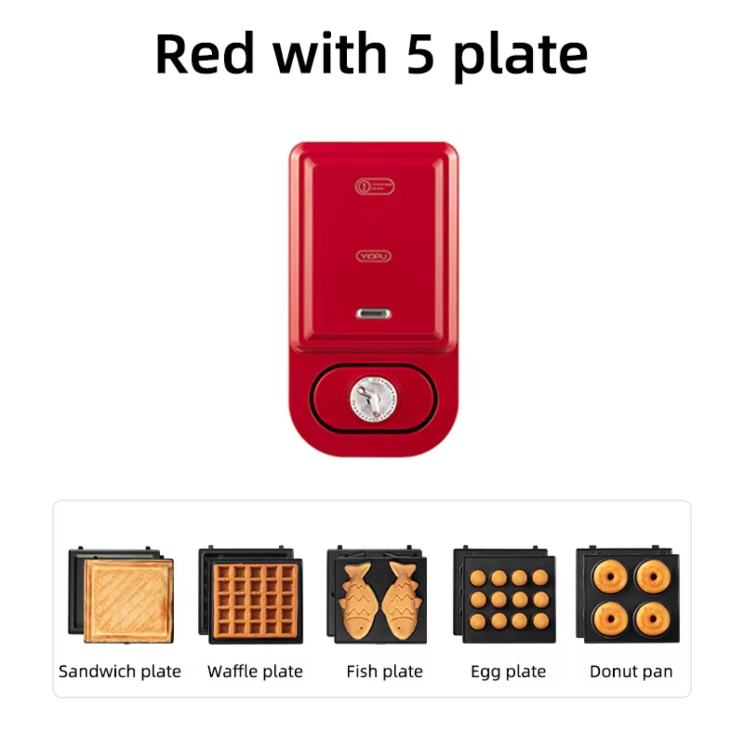 Multifunction 220V Timed Sandwich Maker for Waffles Cakes Pancakes and