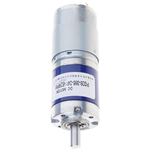 Multifunction 24V 52RPM Planetary Gear Motor Adjustable Gear Motor Metal Gear Boxes Motor Upgrades for Robots & Home A