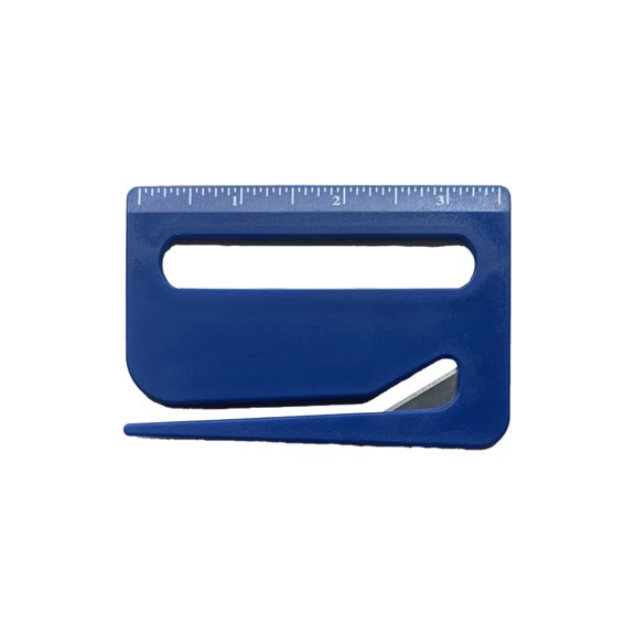 Multifunction 3 In 1 Letter Opener with Ruler and Magnifier Envelope Opener with Measuring Tool Concealed Cutting Head