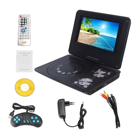Multifunction 7.8Inch LCD Disc Player Featuring Game Function USB Memory Card Reader And Video Auditory Output