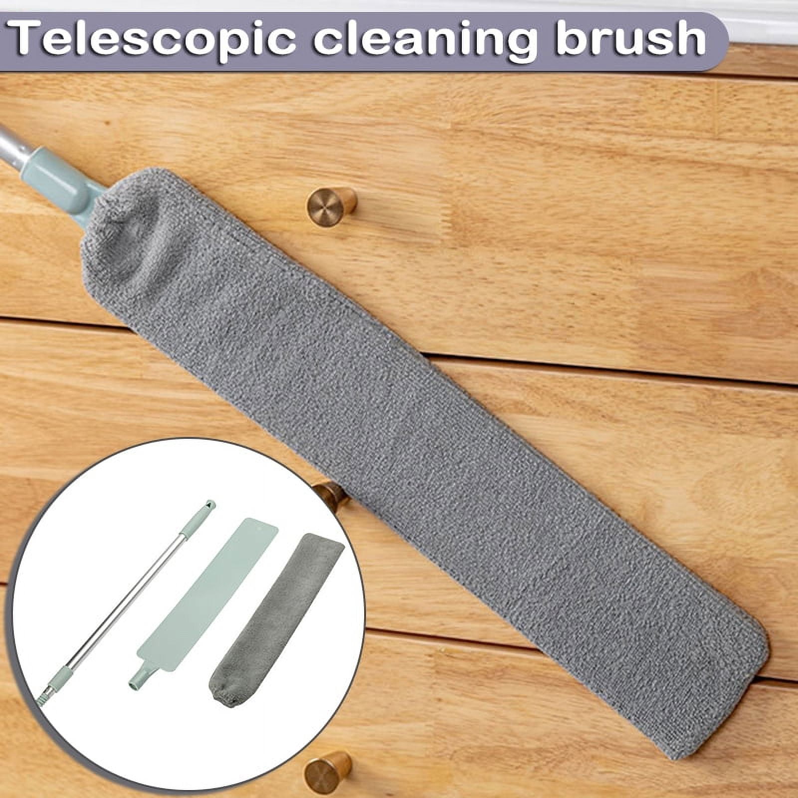 Multifunction Adjustable Microfiber Dust Brush Gap Mop Home Floor