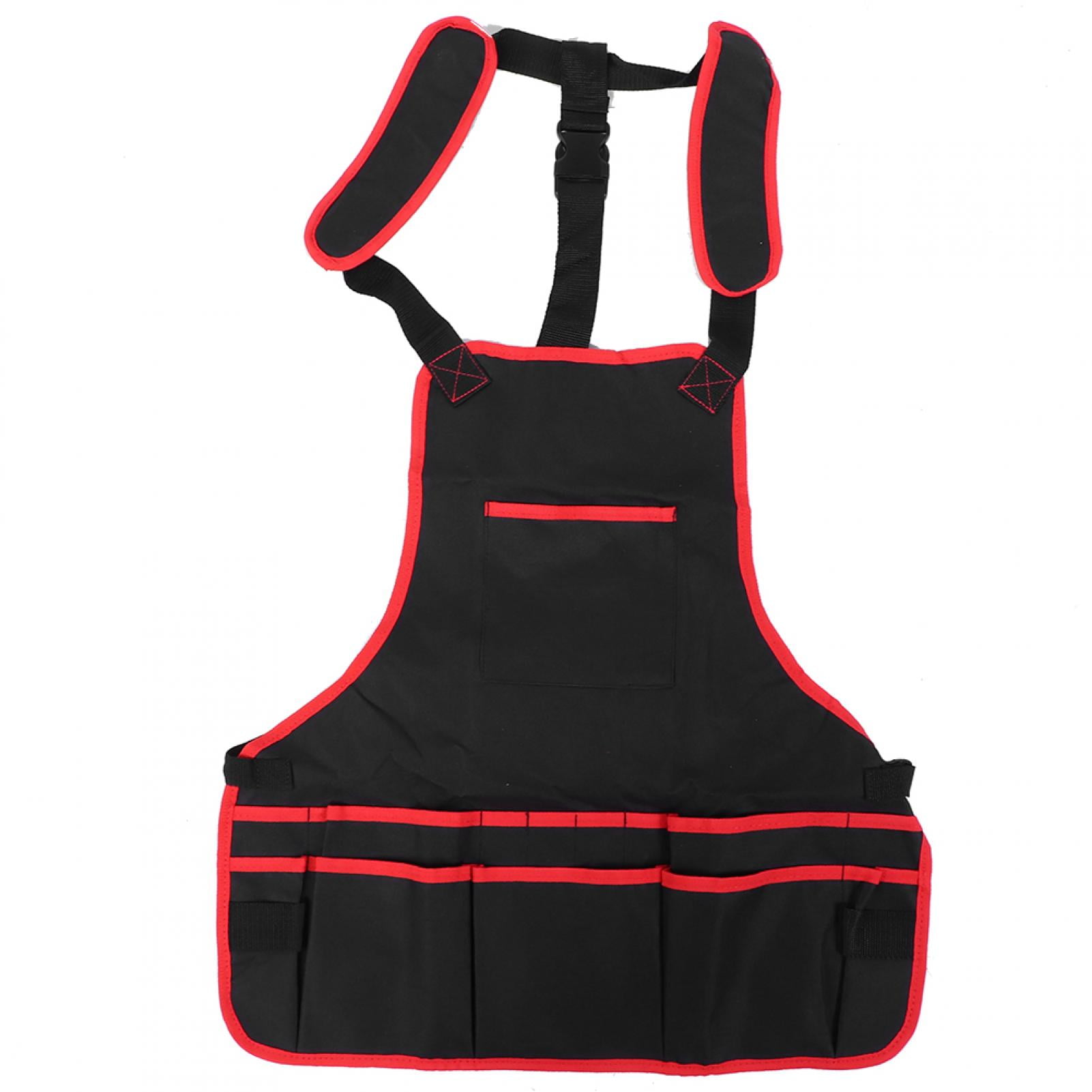 Multifunction Adjustable Polyester Garden Work Apron with Pockets Tools
