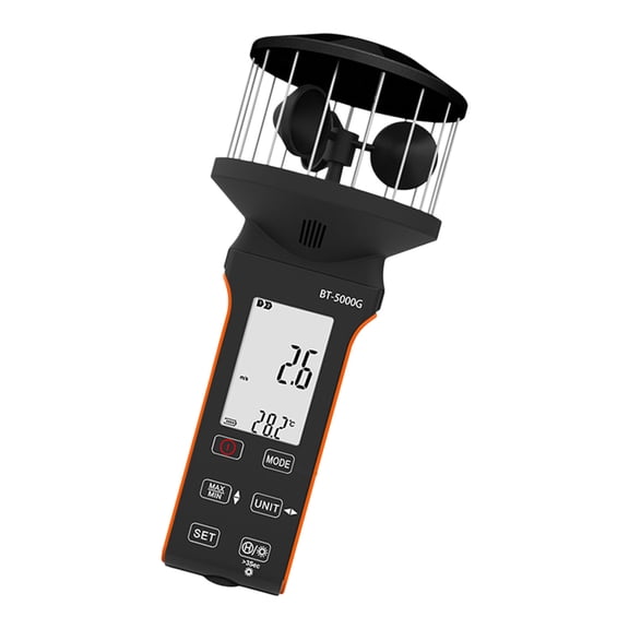 Multifunction Anemometer For Realtime Wind Measurement Professional Digital Wind Meter Ergonomic Design