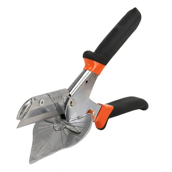 Multifunction Angle Trunking Scissors Manganese Pipe Cutter Angle Shears Automatic Wire Cutting Duct Trim,1* Trunking Scissors,black