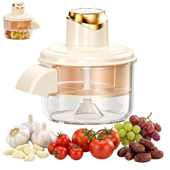 Multifunction Automatic Electric Peeler Machine, 2-in-1 Fruit Vegetable Peeler for Cherry Tomatoes, Grapes, Garlic