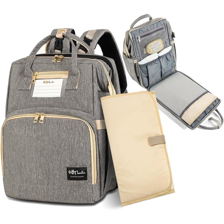 Diaper Bag Backpack, Multifunction Nappy Changing Bag with Changing Pad Amazon.com: RUVALINO Diaper Bag Backpack-Multifunction Baby  main image 4