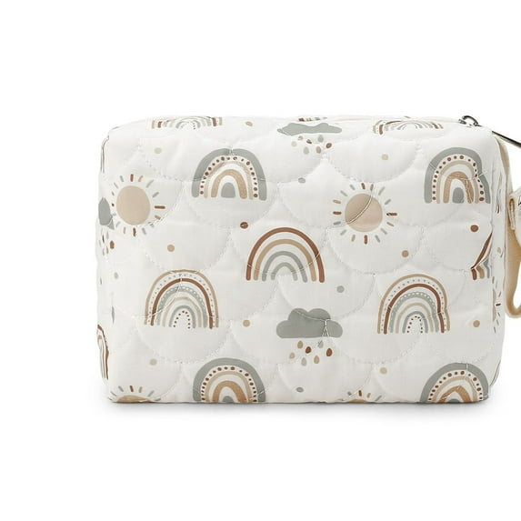 Multifunction Baby Diaper Organize with Fashionable Pattern Travel Diaper Holder Convenient Bag Suitable for Outdoor Use