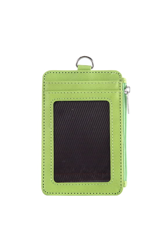 Multifunctional Hanging Change Purse with Telescopic Buckle, Multi-card Wallet Holder and Protective Cover Case in Green