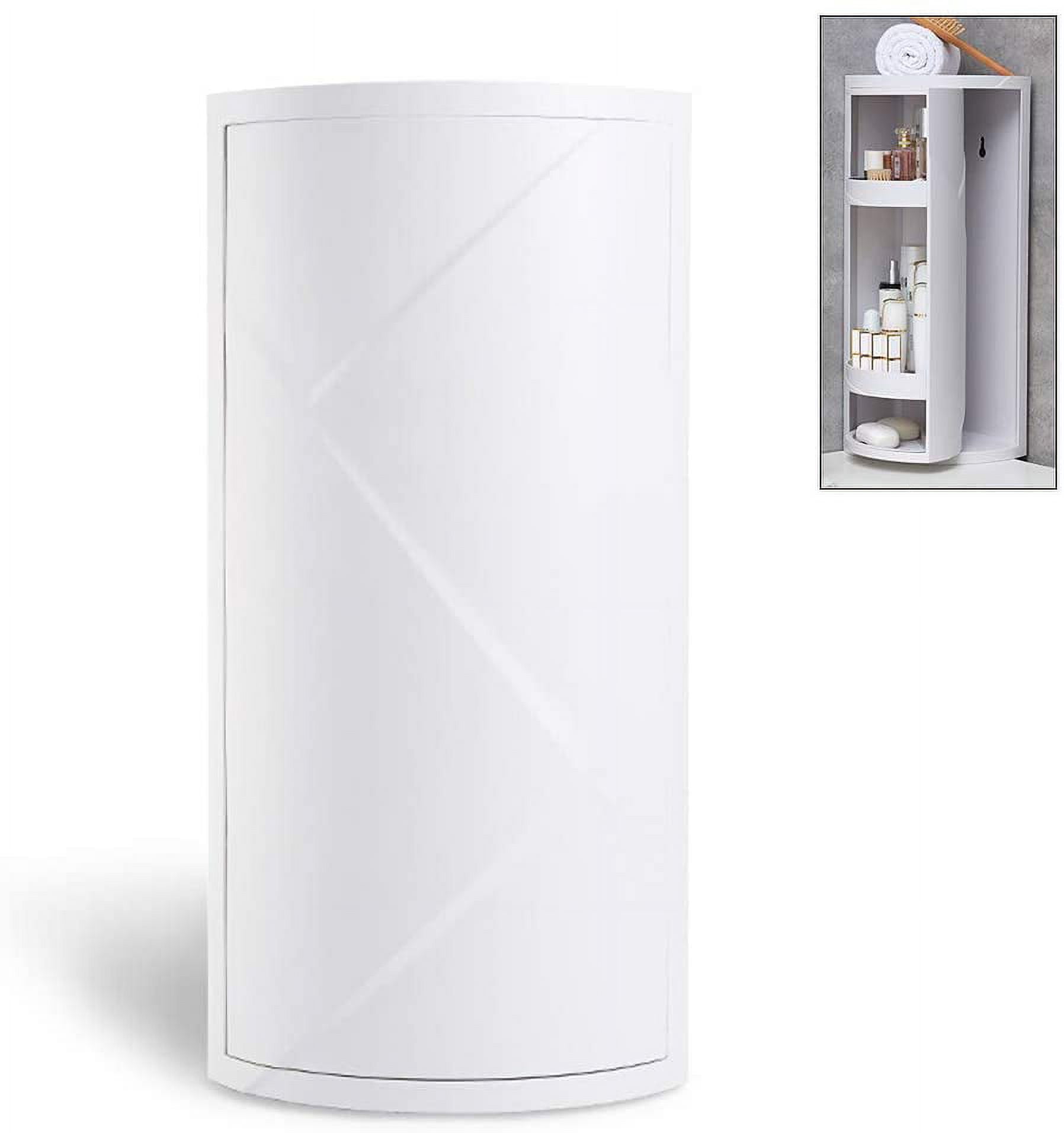 Multifunction Bathroom Kitchen Corner Locker Cosmetic Storage Rack ...