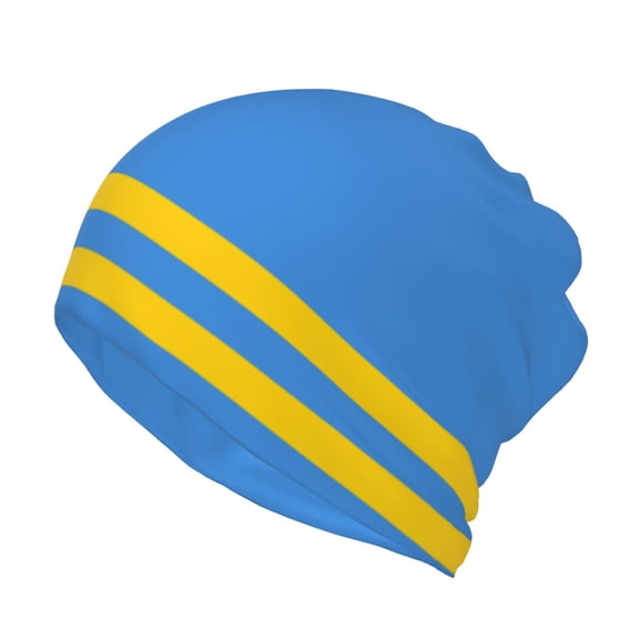 Multifunction Beanie Hat Aruba Flag Beanie Hat Scarf Stretch Skull Cap For Women Men
