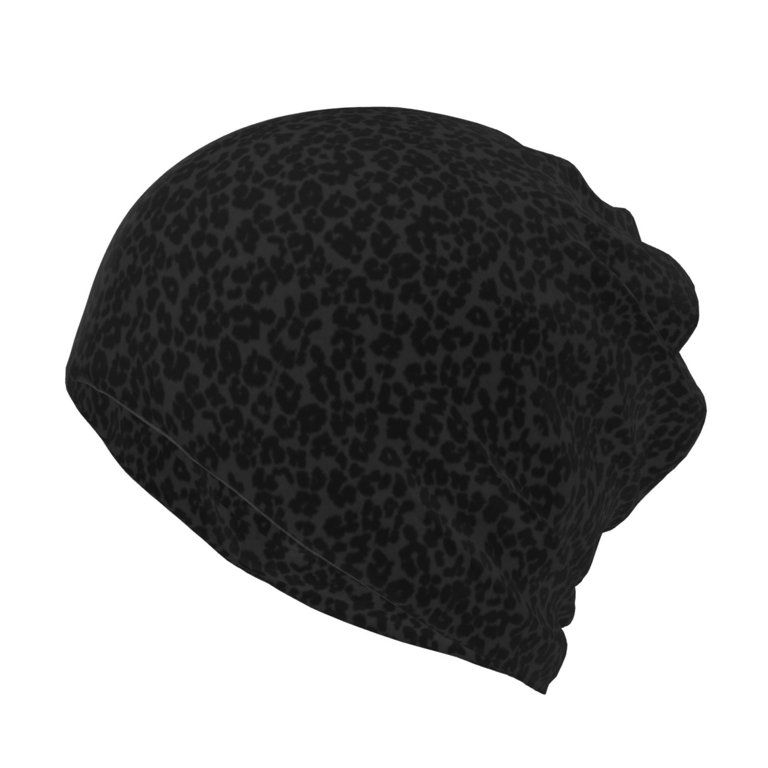 Multifunction Beanie Hat Cheetah Black Leopard Beanie Hat  display picture 3