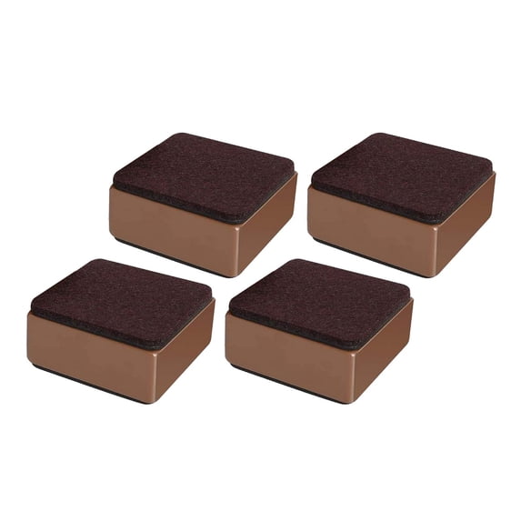 Multifunction Bed Furniture Lifts Sofa Feet Support Slip Storage Home Office - Brown 60x32mm
