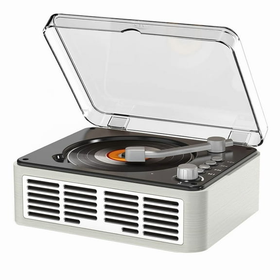 Multifunction Bluetooth CD Player HiFi Sound Music Player Speaker,Support AUX/USB/FM Radio for Home,Office US Plug A