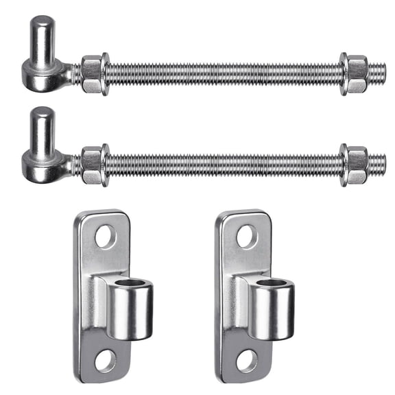 Multifunction Bolts Gate Hinges Strong Bearing & Not Corrosions Bolts Hinges Quick Installs for Residential & Commercial