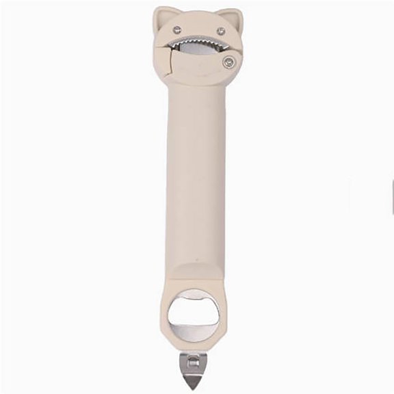 Multifunction Bottle Opener, Stainless Steel Cap Lifter and Pull Tab Opener, Handheld Beverage Tool, 2x9in