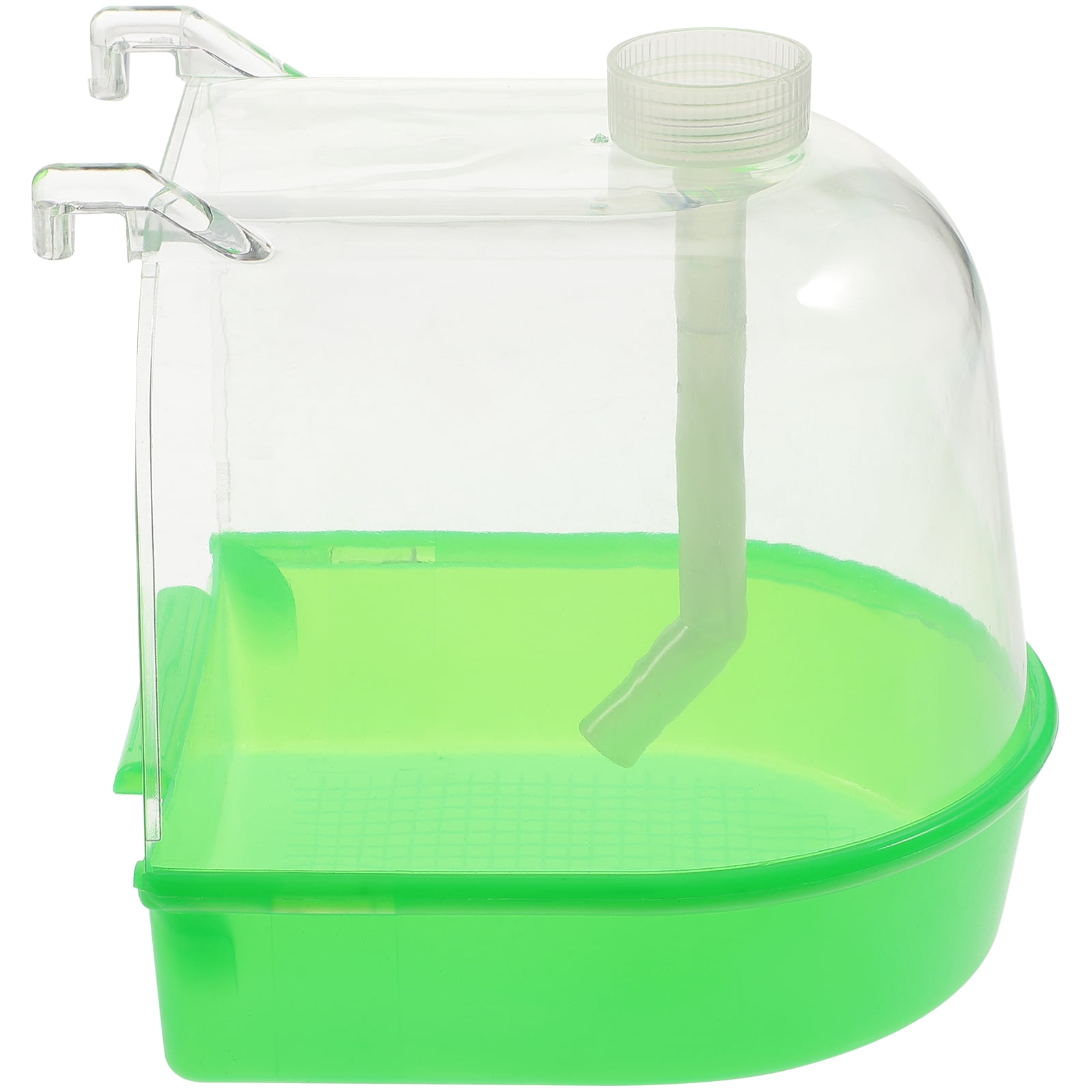Picture Idea: Raindrops Green Pvc Plastic Bird Bath Cage For Small Birds