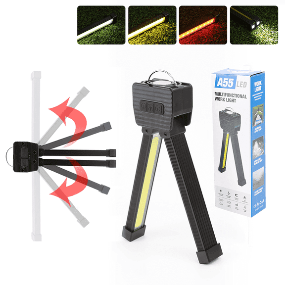 Multifunction Camping Light, Emergency Rescue, Car Repair, Dual Source Charging, with Magnetic Hook, Suitable for Indoor and Outdoor