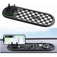 thumbnail image 1 of Multifunction Car Anti-Slip Mat, 2025 New Multifunctional 4-in-1 Mobile Phone Stand on-Board Anti-Slip Pad, Auto Universal Phone Holder Cell Phone Automobile Pads & Mats for Car Dashboard (White), 1 of 7