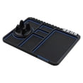 thumbnail image 1 of Multifunction Car Anti-Slip Mat Auto Phone Holder, Auto Non-slip Car Mats for Phone Holders, Car Dash Mat Anti Slip Rug Dashboard Cell Phone Holder, Phone Sticky Grip Phone Mount for Car - Blue, 1 of 1