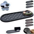 thumbnail image 1 of Multifunction Car Anti-Slip Mat, Car Anti Slip Mat Phone Holder, Multifunctional Car Anti-Slip Mat, All in One Dashboard Companion Mat (Gray Gold), 1 of 7